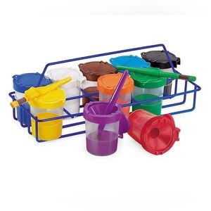 Lakeshore learning paint cups and caddy